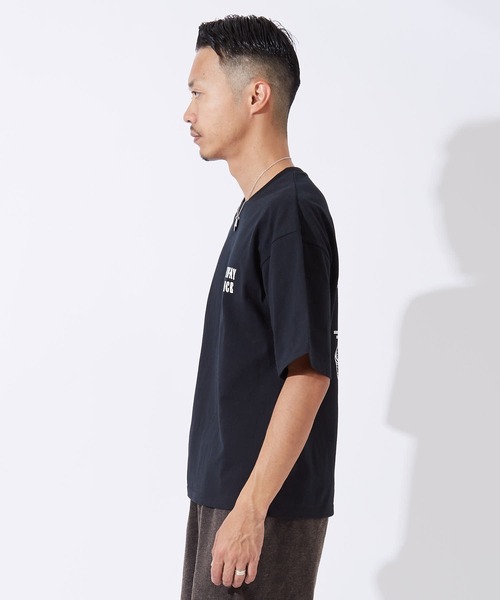 En serio TOKYO(エンソリオトーキョー)の「【SIDEWAYSTANCE】ギャングハンド半袖Tシャツ 70803(Tシャツ/カットソー・メンズ・ブラック/ホワイト・MEDIUM/X-LARGE/LARGE/SMALL)」の13枚目の写真