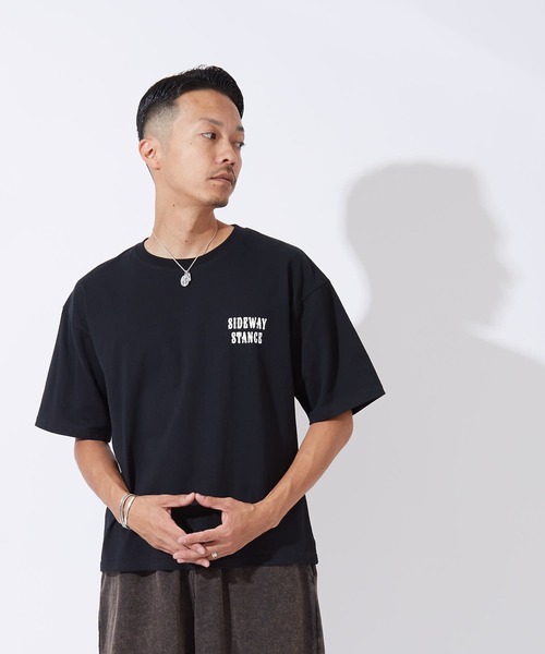 En serio TOKYO(エンソリオトーキョー)の「【SIDEWAYSTANCE】ギャングハンド半袖Tシャツ 70803(Tシャツ/カットソー・メンズ・ブラック/ホワイト・MEDIUM/X-LARGE/LARGE/SMALL)」の15枚目の写真