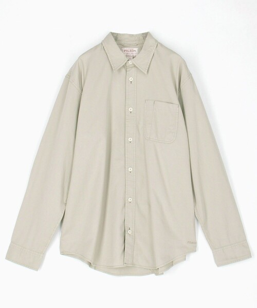 FILSON(フィルソン)の「FILSON/フィルソン 4.5-oz. Twill Shirt/4.5オンス ツイル シャツ(シャツ/ブラウス・メンズ・ブルー/グレー/ブラウン/オリーブ・X-SMALL/X-LARGE/LARGE/MEDIUM/SMALL)」の2枚目の写真