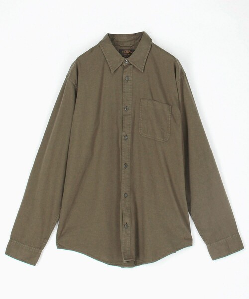 FILSON(フィルソン)の「FILSON/フィルソン 4.5-oz. Twill Shirt/4.5オンス ツイル シャツ(シャツ/ブラウス・メンズ・ブルー/グレー/ブラウン/オリーブ・X-SMALL/X-LARGE/LARGE/MEDIUM/SMALL)」の1枚目の写真