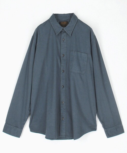 FILSON(フィルソン)の「FILSON/フィルソン 4.5-oz. Twill Shirt/4.5オンス ツイル シャツ(シャツ/ブラウス・メンズ・ブルー/グレー/ブラウン/オリーブ・X-SMALL/X-LARGE/LARGE/MEDIUM/SMALL)」の4枚目の写真