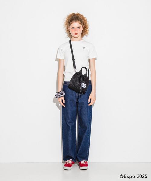 Collaboration URBAN RESEARCH(コラボレーションアーバンリサーチ)の「EXPO2025 DRAWSTRING BAG(ショルダーバッグ・レディース・ブラック・ONE)」の4枚目の写真