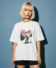 rehacer TEE : Snow Skate Ride TEE / スノースケートライド T-Shirt