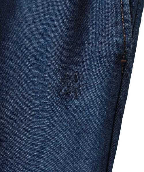 CONVERSE TOKYO(コンバーストウキョウ)の「ワイドデニムパンツ / ウエストゴム / イージーパンツ / ウォッシュ加工 / LIGHT DENIM WIDE PANTS(デニムパンツ・レディース・ブラック/インディゴブルー・FREE)」の8枚目の写真