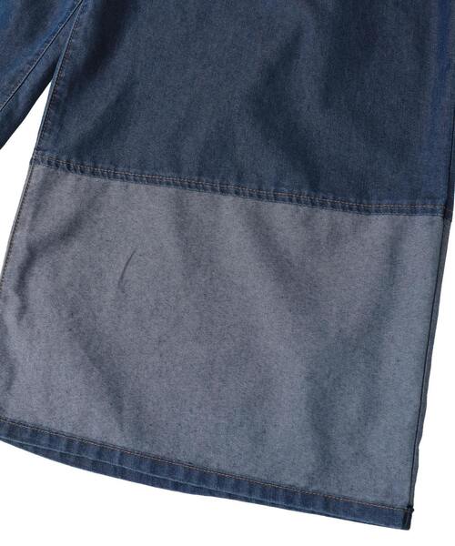 CONVERSE TOKYO(コンバーストウキョウ)の「ワイドデニムパンツ / ウエストゴム / イージーパンツ / ウォッシュ加工 / LIGHT DENIM WIDE PANTS(デニムパンツ・レディース・ブラック/インディゴブルー・FREE)」の5枚目の写真