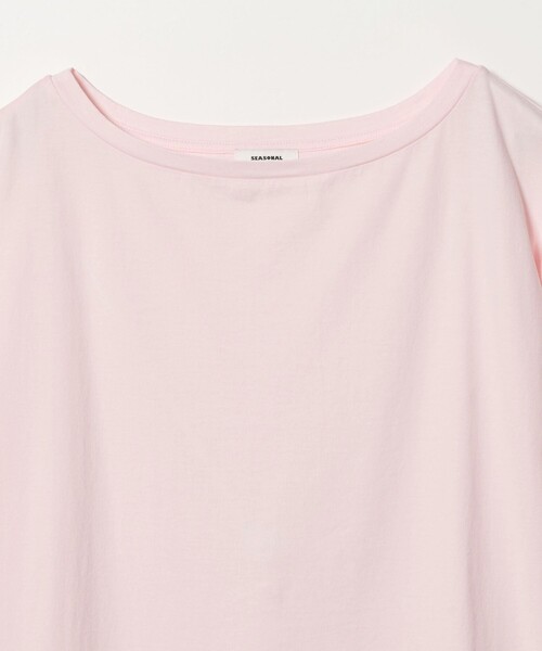 green label relaxing(グリーンレーベルリラクシング)の「<SEASONAL COLLECTION>LOTUS Tシャツ(Tシャツ/カットソー・レディース・ピンク/ブラック/オリーブ・FREE)」の8枚目の写真