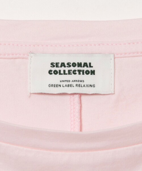 green label relaxing(グリーンレーベルリラクシング)の「<SEASONAL COLLECTION>LOTUS Tシャツ(Tシャツ/カットソー・レディース・ピンク/ブラック/オリーブ・FREE)」の12枚目の写真