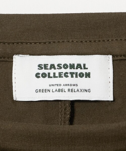 green label relaxing(グリーンレーベルリラクシング)の「<SEASONAL COLLECTION>LOTUS Tシャツ(Tシャツ/カットソー・レディース・ピンク/ブラック/オリーブ・FREE)」の19枚目の写真