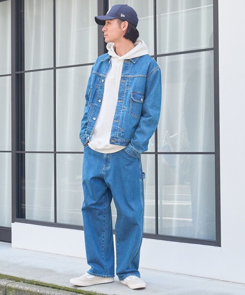 coen(コーエン)の「【C.DENIMS】ペインターデニムパンツ(デニムパンツ・メンズ・ネイビー/コバルトブルー・S/XL/L/M)」の7枚目の写真