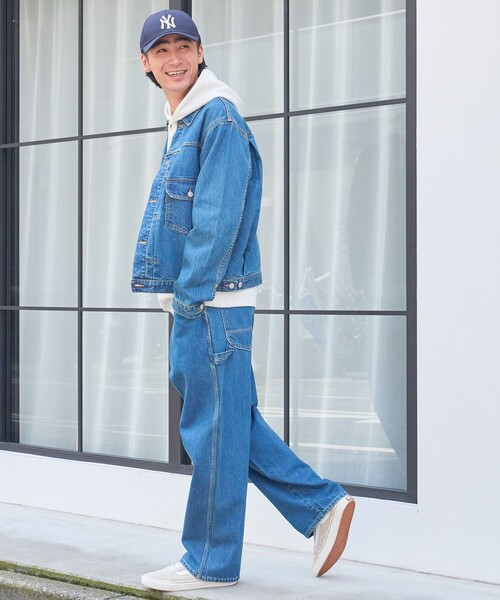coen(コーエン)の「【C.DENIMS】ペインターデニムパンツ(デニムパンツ・メンズ・ネイビー/コバルトブルー・S/XL/L/M)」の8枚目の写真