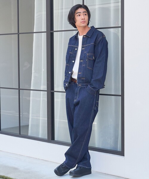 coen(コーエン)の「【C.DENIMS】ペインターデニムパンツ(デニムパンツ・メンズ・ネイビー/コバルトブルー・S/XL/L/M)」の13枚目の写真
