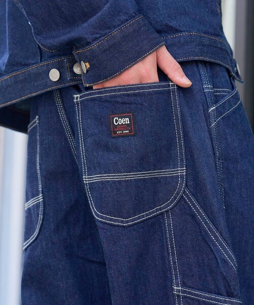 coen(コーエン)の「【C.DENIMS】ペインターデニムパンツ(デニムパンツ・メンズ・ネイビー/コバルトブルー・S/XL/L/M)」の19枚目の写真