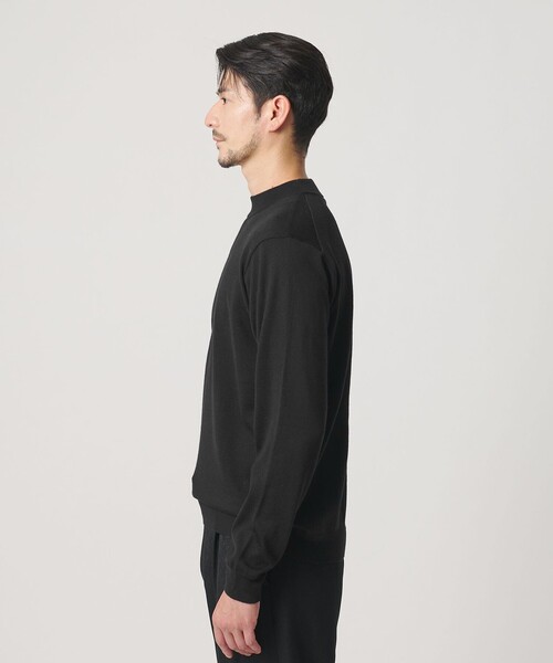 BEAUTY&YOUTH UNITED ARROWS(ビューティーアンドユースユナイテッドアローズ)の「【WEB限定 WARDROBE SMART】マシーンウォッシャブル ウールミックス ジャケット クルーネック ニット(ニット/セーター・メンズ・ホワイト/ブラック/ライトグレー・XL/S/L/M)」の16枚目の写真
