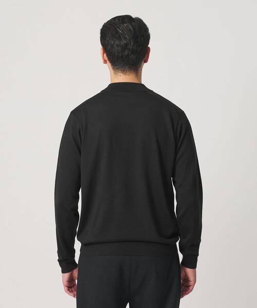 BEAUTY&YOUTH UNITED ARROWS(ビューティーアンドユースユナイテッドアローズ)の「【WEB限定 WARDROBE SMART】マシーンウォッシャブル ウールミックス ジャケット クルーネック ニット(ニット/セーター・メンズ・ホワイト/ブラック/ライトグレー・XL/S/L/M)」の17枚目の写真