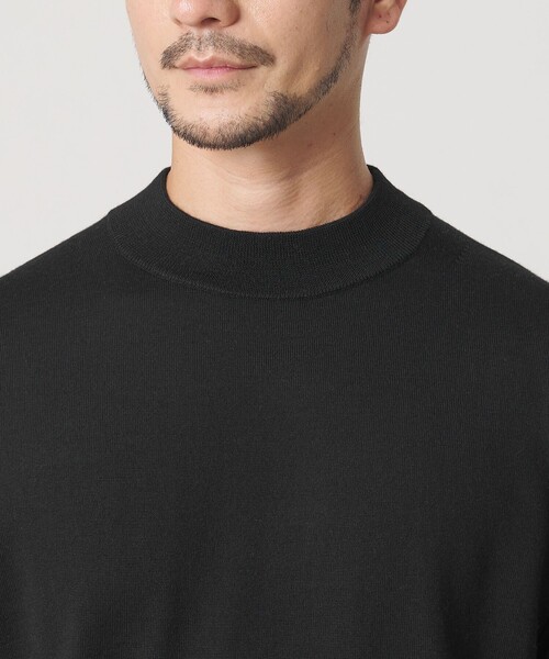 BEAUTY&YOUTH UNITED ARROWS(ビューティーアンドユースユナイテッドアローズ)の「【WEB限定 WARDROBE SMART】マシーンウォッシャブル ウールミックス ジャケット クルーネック ニット(ニット/セーター・メンズ・ホワイト/ブラック/ライトグレー・XL/S/L/M)」の18枚目の写真