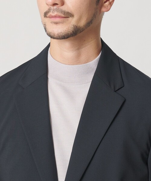 BEAUTY&YOUTH UNITED ARROWS(ビューティーアンドユースユナイテッドアローズ)の「【WEB限定 WARDROBE SMART】マシーンウォッシャブル ウールミックス ジャケット クルーネック ニット(ニット/セーター・メンズ・ホワイト/ブラック/ライトグレー・XL/S/L/M)」の19枚目の写真