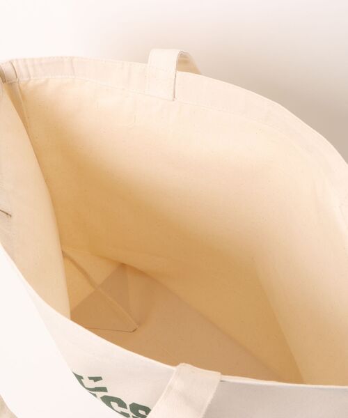 Ol' Basics(オールベーシックス)の「Ol' Basics(オール・ベーシックス) トートバッグ キャンバス ブルドッグイラスト カレッジロゴ プリント 鞄 BAG アメカジ メンズ レディース ユニセックス Lサイズ(トートバッグ・レディース・ベージュ系1・FREE)」の5枚目の写真