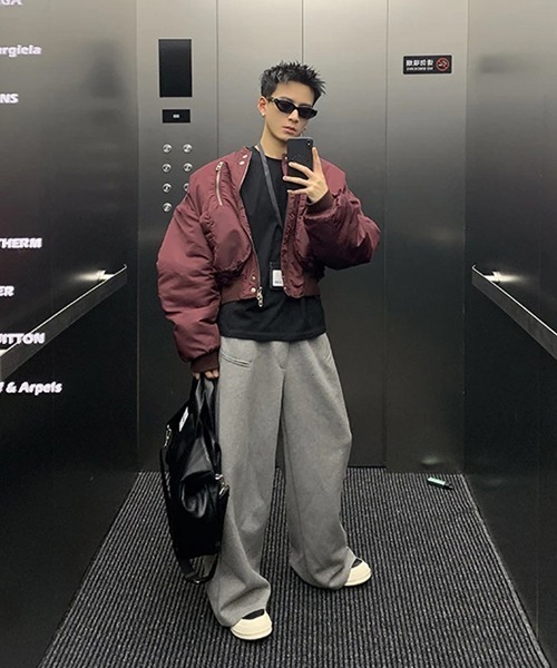 Ressaca(レサーカ)の「MA-1ブルゾン(MA-1・メンズ・ブラック/レッド/グレー・XL/M/L)」の12枚目の写真