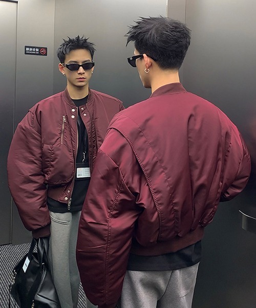Ressaca(レサーカ)の「MA-1ブルゾン(MA-1・メンズ・ブラック/レッド/グレー・XL/M/L)」の10枚目の写真