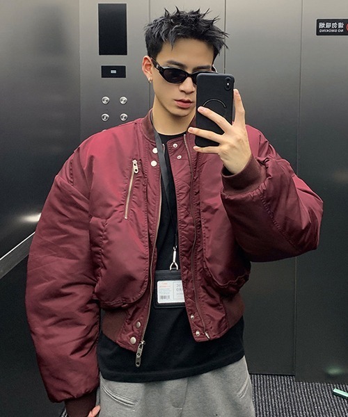 Ressaca(レサーカ)の「MA-1ブルゾン(MA-1・メンズ・ブラック/レッド/グレー・XL/M/L)」の9枚目の写真