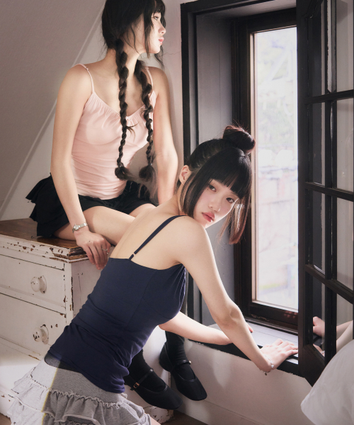 REISE MIYA（レイズミヤ）の「クーリングシェルリボンスリーブレス[NAVY]（Tシャツ/カットソー・レディース・その他・SMALL/MEDIUM）」の2枚目の写真