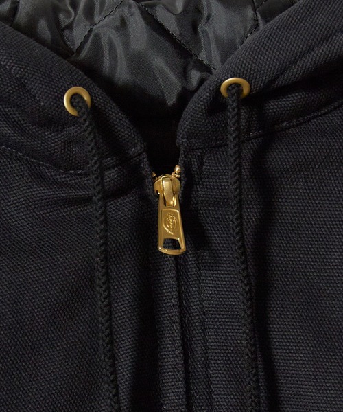 Dickies（ディッキーズ）の「Dickies/ディッキーズ DUCK ACTIVE PARKA 中綿入り コットン フード付きダックジャケット カジュアル ワーク アメカジ メンズ 2026年秋冬 秋服 冬服（ブルゾン・メンズ・ブラック/ブラウン・S/M/L）」の10枚目の写真