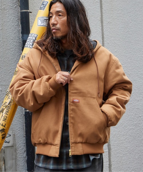 Dickies（ディッキーズ）の「Dickies/ディッキーズ DUCK ACTIVE PARKA 中綿入り コットン フード付きダックジャケット カジュアル ワーク アメカジ メンズ 2026年秋冬 秋服 冬服（ブルゾン・メンズ・ブラック/ブラウン・S/M/L）」の20枚目の写真