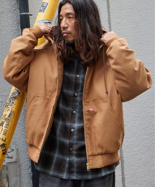 Dickies（ディッキーズ）の「Dickies/ディッキーズ DUCK ACTIVE PARKA 中綿入り コットン フード付きダックジャケット カジュアル ワーク アメカジ メンズ 2026年秋冬 秋服 冬服（ブルゾン・メンズ・ブラック/ブラウン・S/M/L）」の19枚目の写真