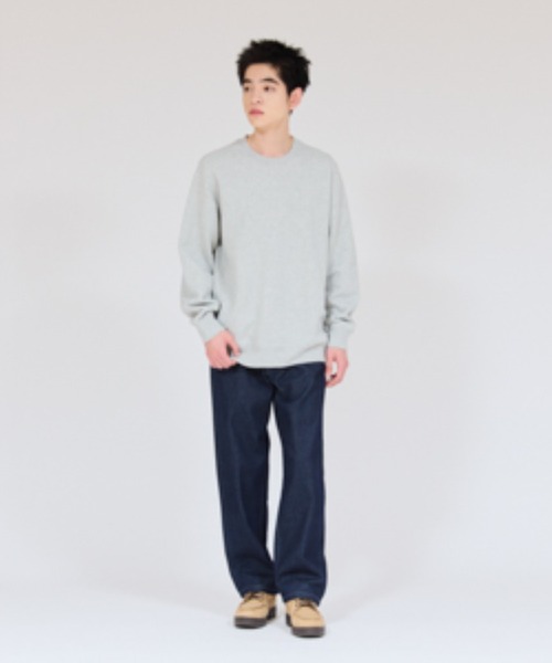 HANES(ヘインズ)の「【Hanes/ヘインズ】メンズ Hanes SWEATS MOKU クルーネックスウェットシャツ(スウェット・メンズ・ヘザーグレー・X-LARGE/LARGE/MEDIUM)」の8枚目の写真