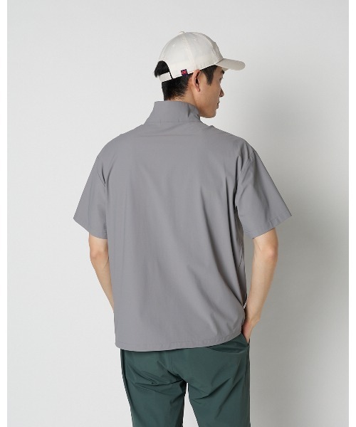 ROSASEN(ロサーセン)の「【Rosasen/GOLF】 ハーフZIP半袖アノラック(ブルゾン・メンズ・ネイビー/グレー・50/52)」の6枚目の写真