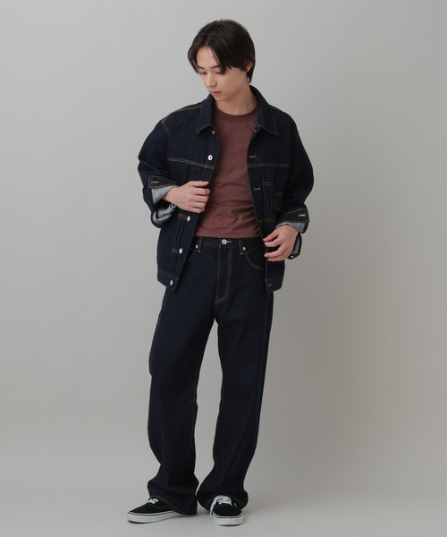 LAKOLE(ラコレ)の「デニムワイドパンツ(MEN) / 1068087(デニムパンツ・メンズ・インディゴブルー/ブラック・X-LARGE/LARGE/MEDIUM/SMALL)」の16枚目の写真