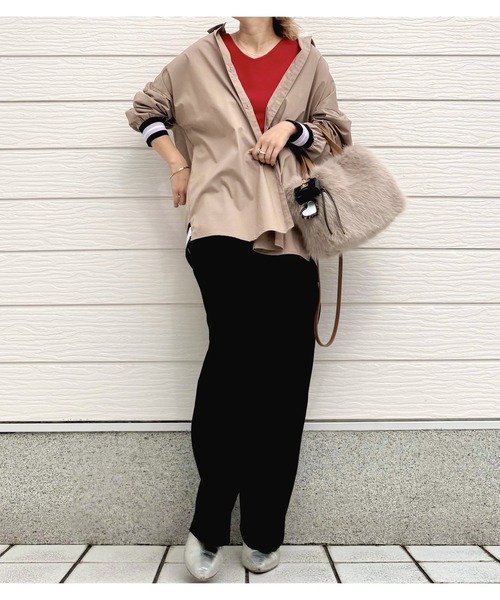 Q(キュー)の「接触冷感イージーパンツ(その他パンツ・レディース・オレンジ系/モカ/ブラック・MEDIUM)」の10枚目の写真