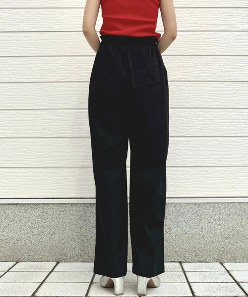 Q(キュー)の「接触冷感イージーパンツ(その他パンツ・レディース・オレンジ系/モカ/ブラック・MEDIUM)」の17枚目の写真