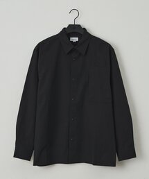 【セットアップ対応】ストレッチナイロン隠しPKシャツ