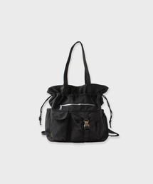 Water-Repellent 2-Way Drawstring Multi-Pocket Bag 秋服 冬服