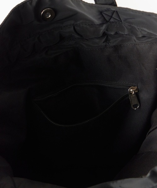 UNSTOA(アンストア)の「Water-Repellent 2-Way Drawstring Multi-Pocket Bag 秋服 冬服(バックパック/リュック・メンズ・ブラック/カーキ・FREE)」の13枚目の写真