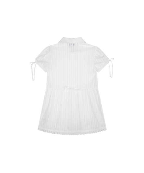 TUOMIO（トゥオミオ）の「PUFF SLEEVES RIBBON BLOUSE [WHITE]（シャツ/ブラウス・レディース・その他・1/2）」の3枚目の写真