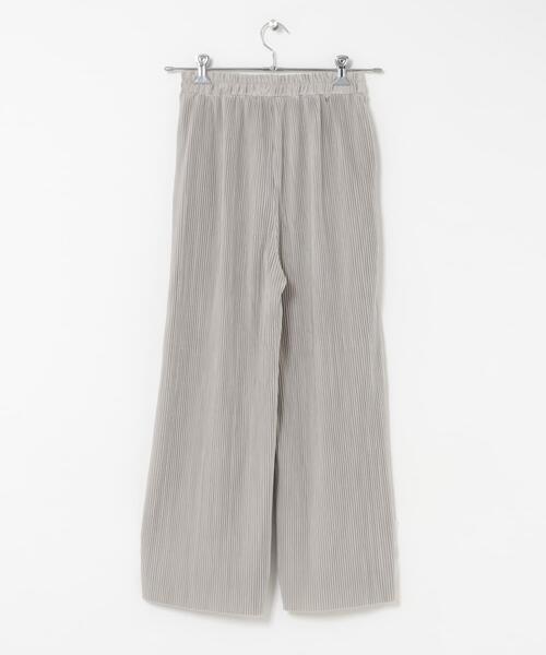 ITEMS URBANRESEARCH（アイテムズ アーバンリサーチ）の「プリーツシャーリングパンツ（その他パンツ・レディース・グレー系その他/ライトブラウン/ブラック・FREE）」の13枚目の写真