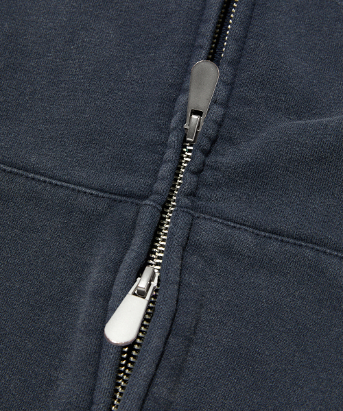 suade（スエード）の「CROPPED WASHED HOOD ZIP UP [WASHING NAVY]（パーカー・レディース・その他・LARGE/MEDIUM/SMALL）」の5枚目の写真