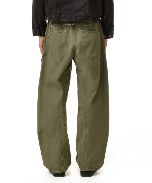 DECET(デケト)の「エンジニアードパンツ DCPT077Khaki(その他パンツ・メンズ・その他・34/32/30/26/28)」の5枚目の写真