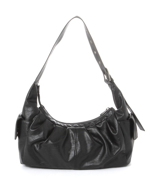 LAKOLE(ラコレ)の「ギャザーポケットショルダーBAG / 1084889(ショルダーバッグ・レディース・ブラック/ダークブラウン/ベージュ・FREE)」の5枚目の写真