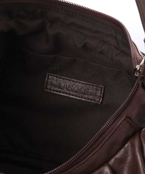 LAKOLE(ラコレ)の「ギャザーポケットショルダーBAG / 1084889(ショルダーバッグ・レディース・ブラック/ダークブラウン/ベージュ・FREE)」の18枚目の写真