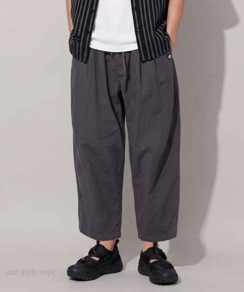 LIFE WORK(ライフワーク)の「共用) L3 リップストップバレルクロップパンツ(その他パンツ・レディース・グレー/チャコールグレー・LARGE/MEDIUM/SMALL/X-SMALL)」の3枚目の写真
