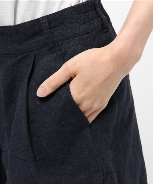 VENCEEXCHANGE（ヴァンスエクスチェンジ）の「レーヨン麻ショートパンツ（その他パンツ・レディース・ダークグリーン/ブルー/ブラウン・MEDIUM/SMALL）」の7枚目の写真