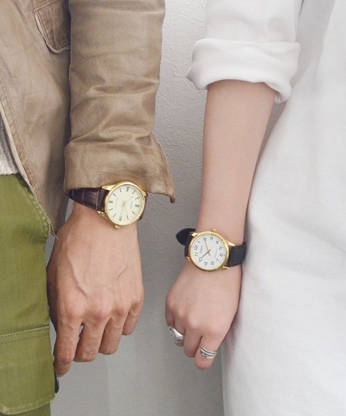 Khaju（カージュ）の「CASIO: ラウンドビッグウォッチ white◇（アナログ腕時計・レディース・ホワイト/オフホワイト・ONE SIZE）」の5枚目の写真