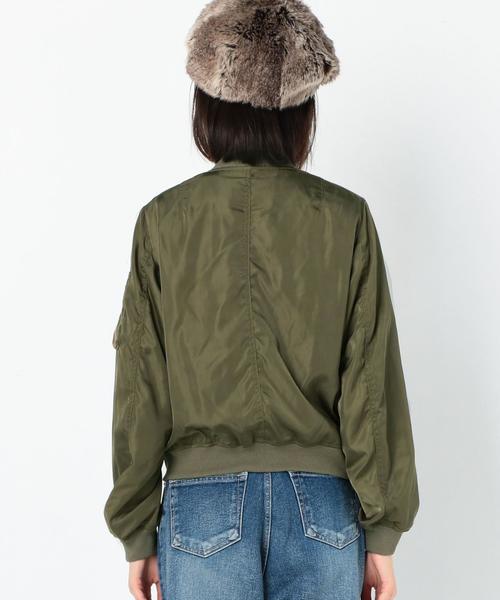 Another Edition(アナザーエディション)の「シンプルMA-1/AEBC MA-1◆(MA-1・レディース・ブラック/ベージュ/オリーブ・MEDIUM/SMALL)」の15枚目の写真