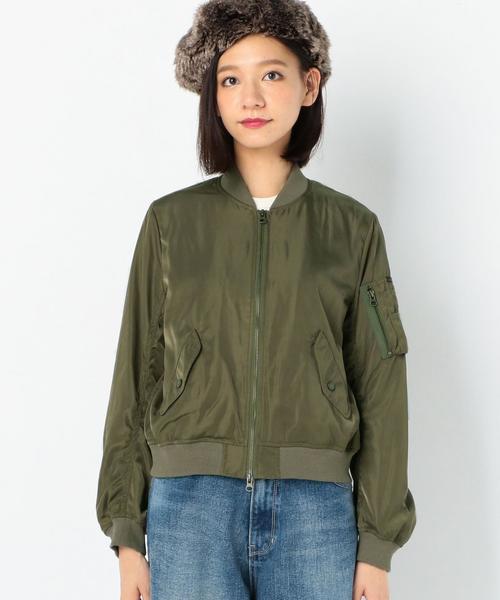 Another Edition(アナザーエディション)の「シンプルMA-1/AEBC MA-1◆(MA-1・レディース・ブラック/ベージュ/オリーブ・MEDIUM/SMALL)」の16枚目の写真