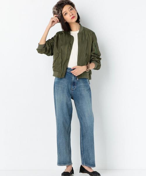 Another Edition(アナザーエディション)の「シンプルMA-1/AEBC MA-1◆(MA-1・レディース・ブラック/ベージュ/オリーブ・MEDIUM/SMALL)」の18枚目の写真