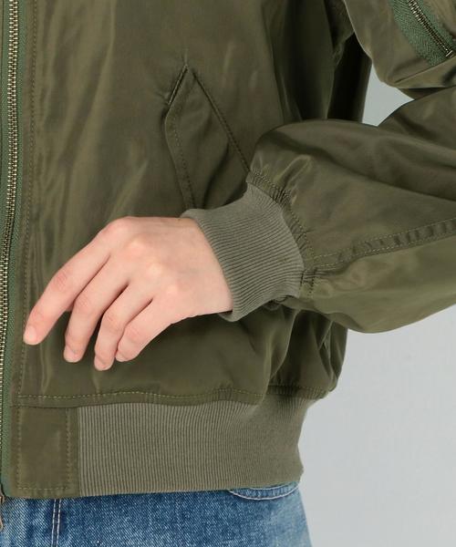 Another Edition(アナザーエディション)の「シンプルMA-1/AEBC MA-1◆(MA-1・レディース・ブラック/ベージュ/オリーブ・MEDIUM/SMALL)」の20枚目の写真