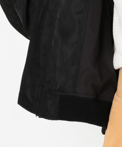 Another Edition(アナザーエディション)の「シンプルMA-1/AEBC MA-1◆(MA-1・レディース・ブラック/ベージュ/オリーブ・MEDIUM/SMALL)」の4枚目の写真